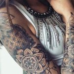 Tattoo sleeve for girls photo