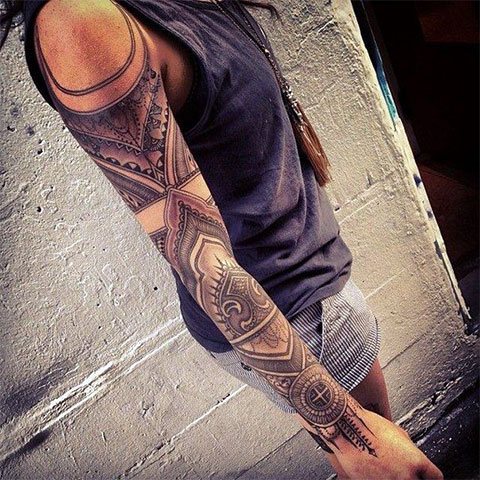 Tattoo Sleeve for girls (photo)