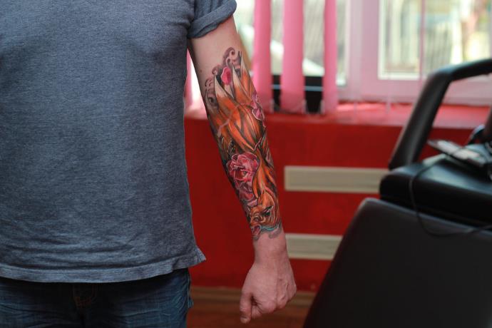 animal tattoo sleeve