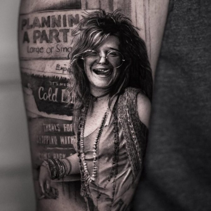 Tatuaggio di Janis Joplin