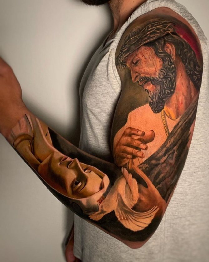 tattoo of jesus