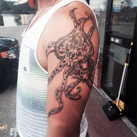 Tattoo of an octopus on your arm