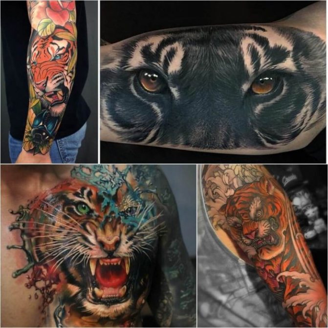Tattoo with animals - Tatu-tigr-Muzhskoe-tatu-tigr-tatuirovka-tigr-dlya-muzhchin