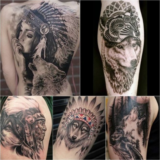 Tattoo with animals - Tatu-volk-Tatu-volk-znachenie-Tatu-volk-znachenie-i-eskizyi