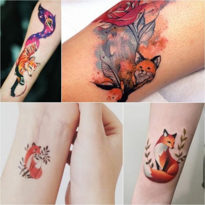 Tattoo animals - tattoo animals - tattoo fox - tattoo fox