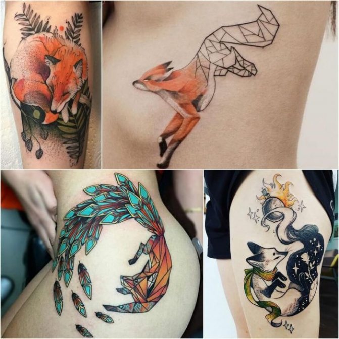 Tattoo animals - tattoo animals - tattoo fox - tattoo fox