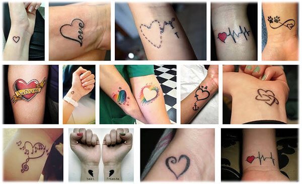 tattoo heart (examples)