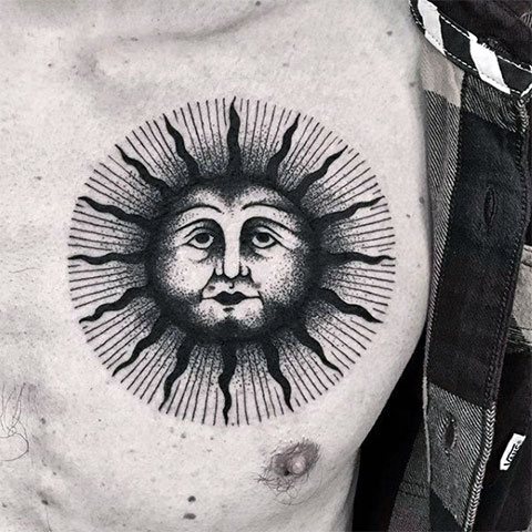 Tattoo - Tattoo Sun: popular styles and compositions