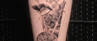 tattoo Spartan on your leg