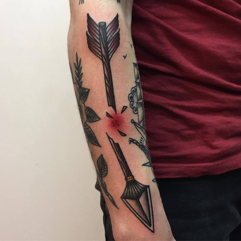 arrow tattoo meaning for men