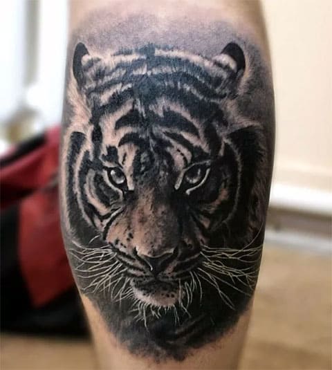Tattoo of a tiger