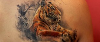 tattoo of a tiger
