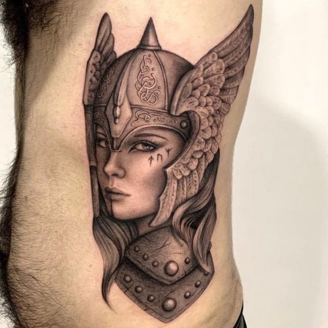 tattoo of valkyrie for men