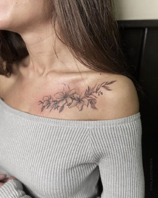 tattoo of a branch