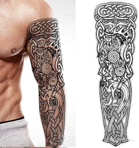 Tattoos of Vikings and Slavs. Sketches, photos, meaning