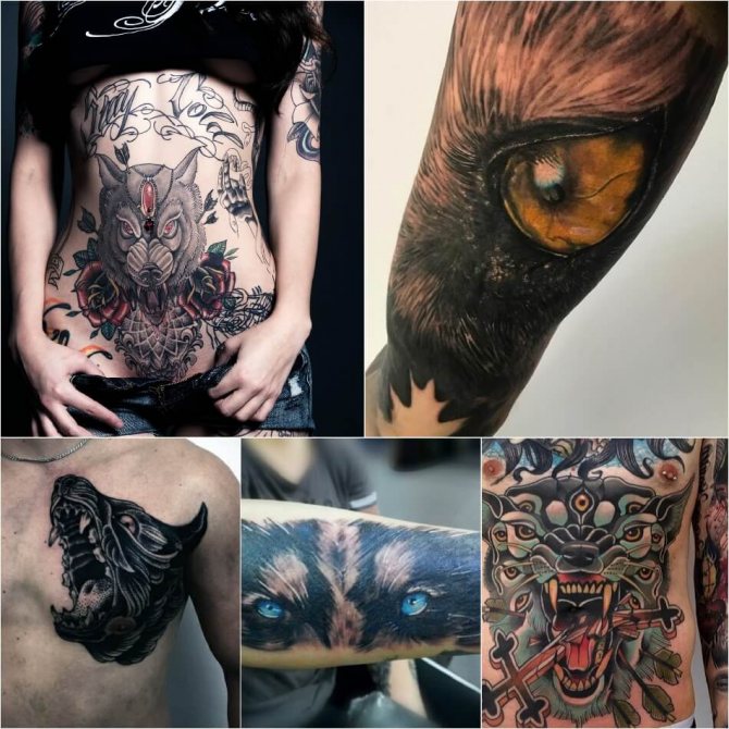 Tattoo Wolf - Firma e schizzi di tatuaggio con il lupo - Wolf Tattoo