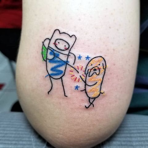 Adventure Time Tattoo