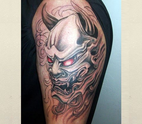 Tattoo Japanese demon Oni