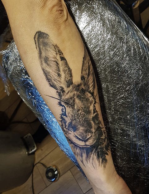 Tattoo Rabbit - photo