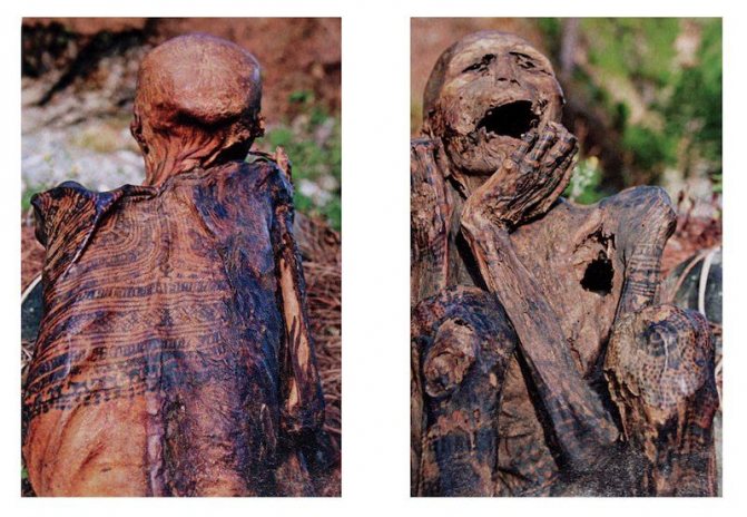Tattooed mummies