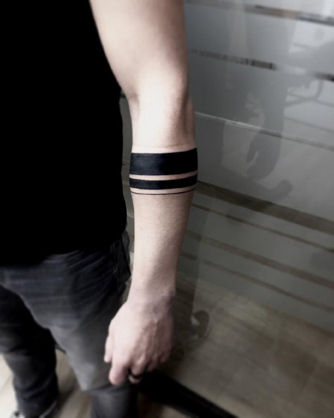 wrist bracelet tattoo