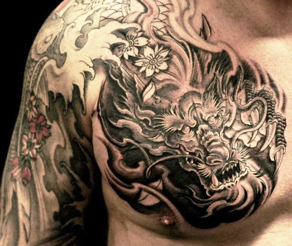 Tattoo of a dragon. Photo, meaning, sketches for girls, men. Photo