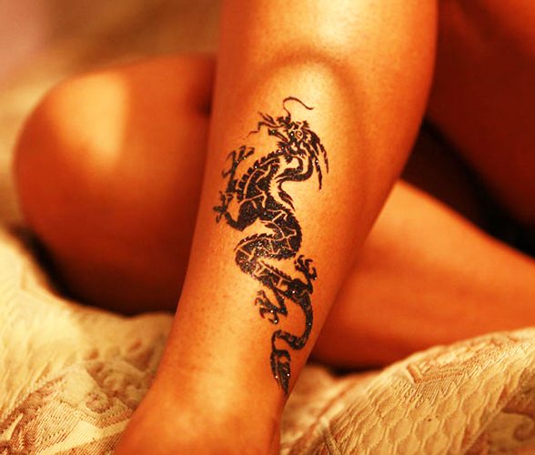 Tattoo of a dragon. Photos, meaning, sketches for girls, men. Photo