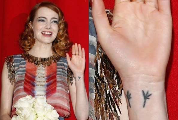 Emma Stone tattoo