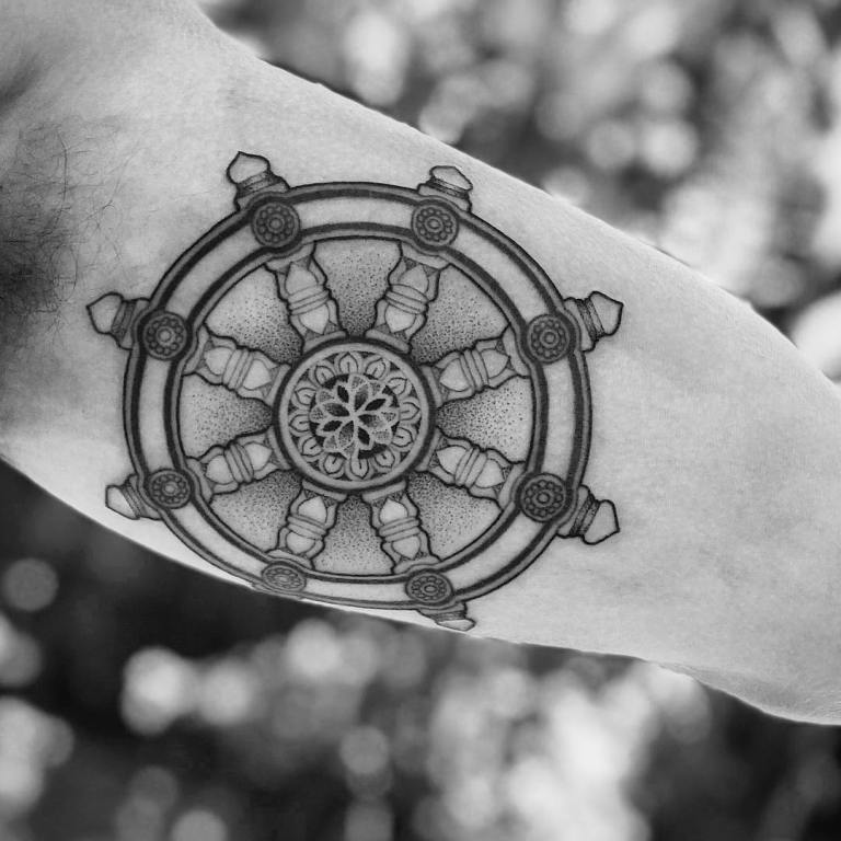 tatuaggio ruota della fortuna