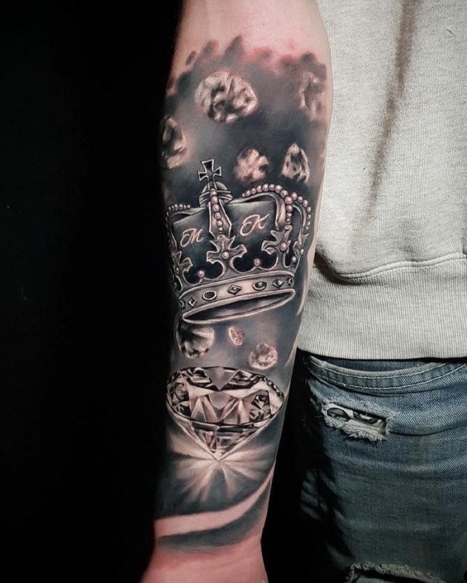Tattoo meaning of crown on hand