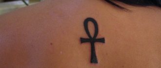 Croce Ankh tatuaggio