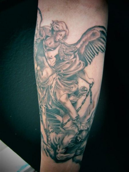 Tattoo Lucifer - history, full description, location, options sketches, interesting photos