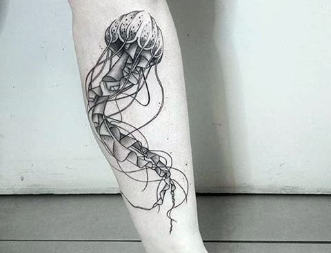 Jellyfish tattoo