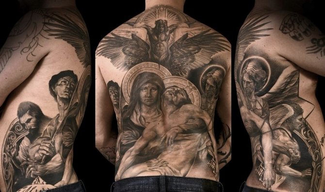 A Religious Body Tattoo