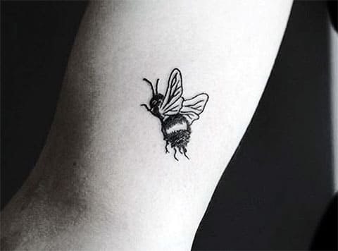 Tattoo of a bee
