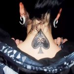 Tattoo of Spades. Meaning of Spades suit in women, men