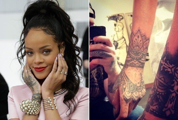 Tattoo of Rihanna