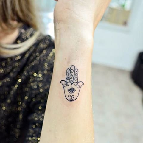 Tattoo of Fatima's Hand