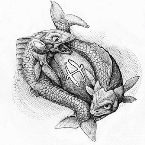 yin yang fish tattoo