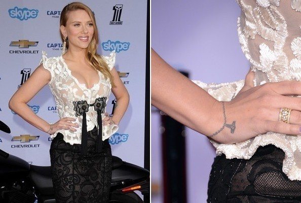 Scarlett Johansson tattoo