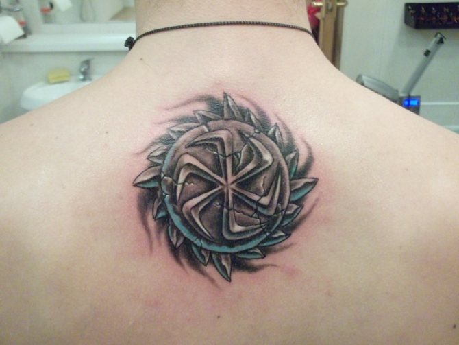Slavic Compass Tattoo: meaning, designs male and female
