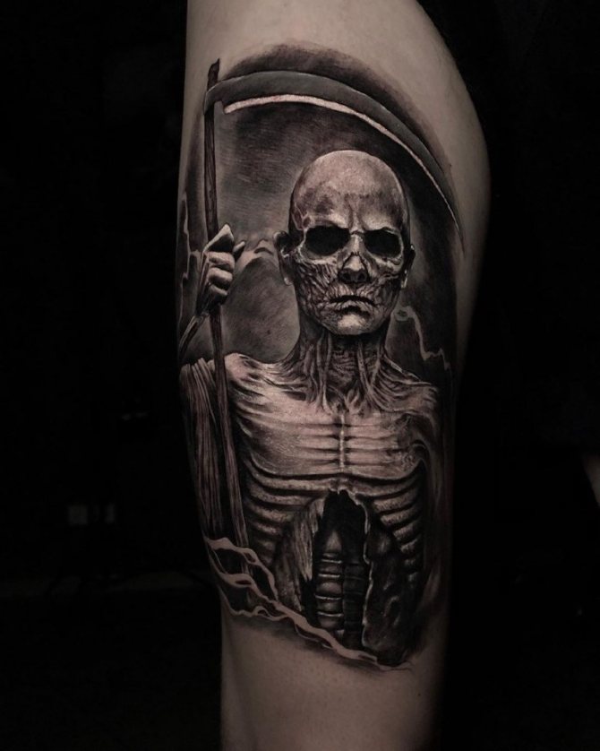 tattoo of death