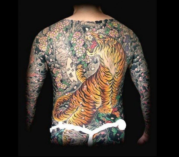 Tiger Tora tattoo