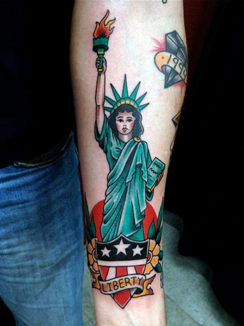 Statue of Liberty tattoo