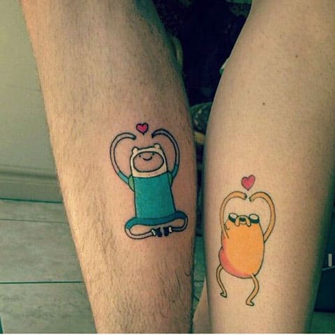 Adventure Time Tattoo on Wrist