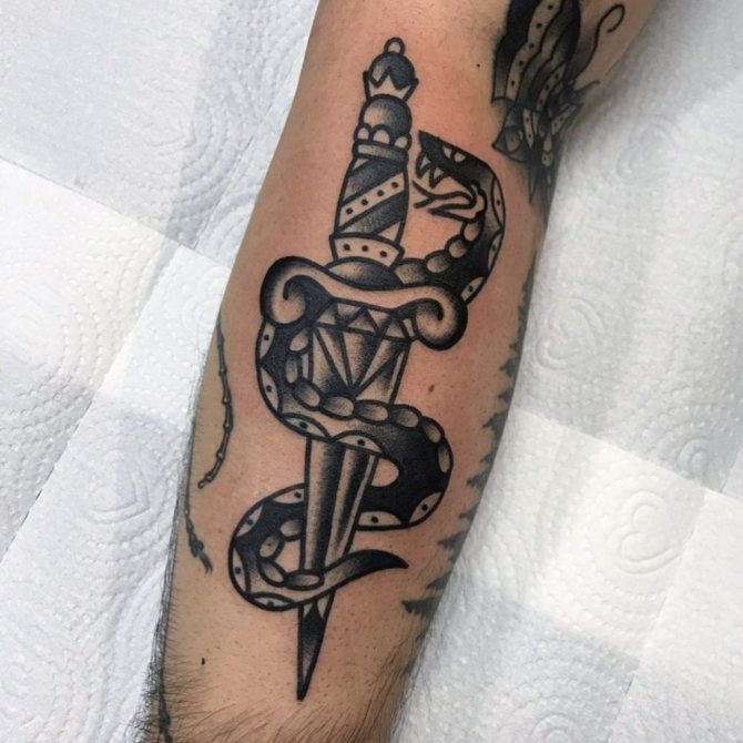 snake tattoo meaning in the zone