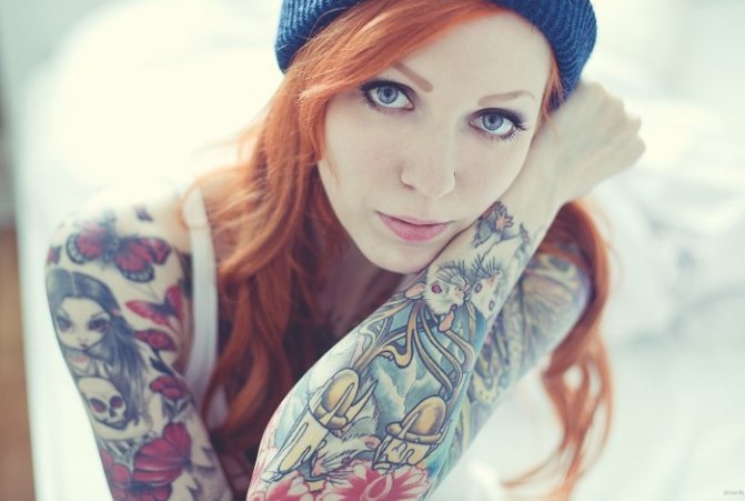Tattoos for girls on the arm and their meaning. Photos, sketches, beautiful, small, inscriptions