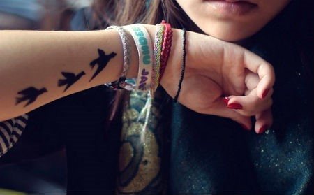 Tattoos for girls on the arm and their meaning. Photos, designs, beautiful, small, inscriptions