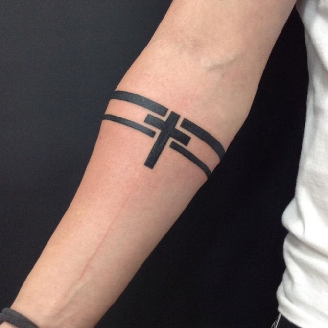 tattoos on the arm stripes