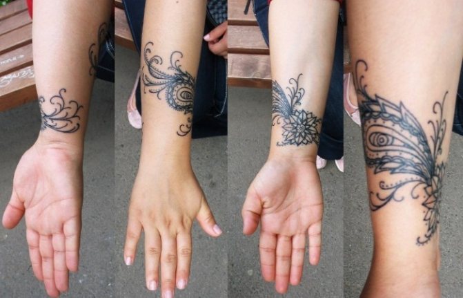 Tattoos on the arm for girls. Sketches, patterns, inscriptions with translation, meaning. Tattoo meaning